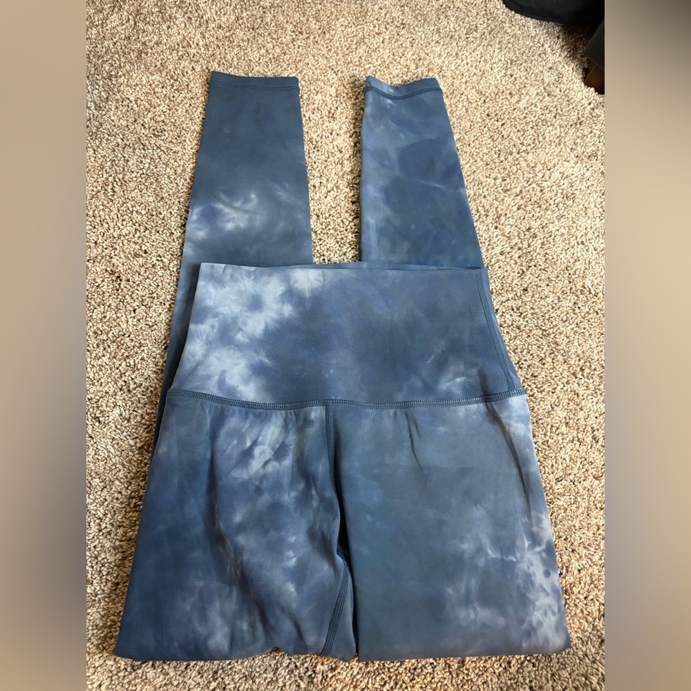 J80 Blue Tie-Dye Leggings - Picture 5 of 6
